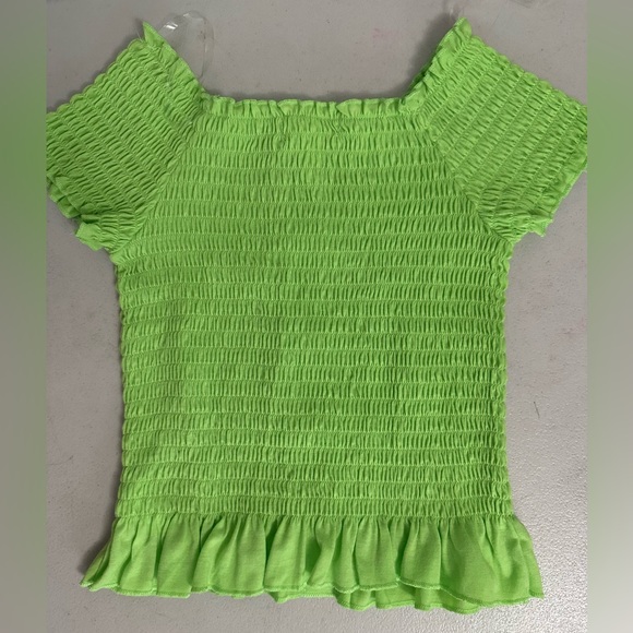 Speechless Girls' Button Front Smocked Top - Picture 4 of 6